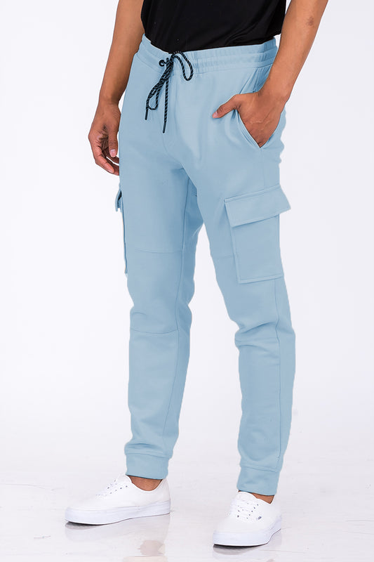 KRE PRIME Men Cotton Blend Cargo Joggers - KRE Prime