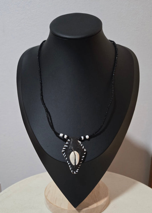KRE Prime Unisex Handcrafted West African Cowry Shell Pendant Necklace - KRE PRIME ®