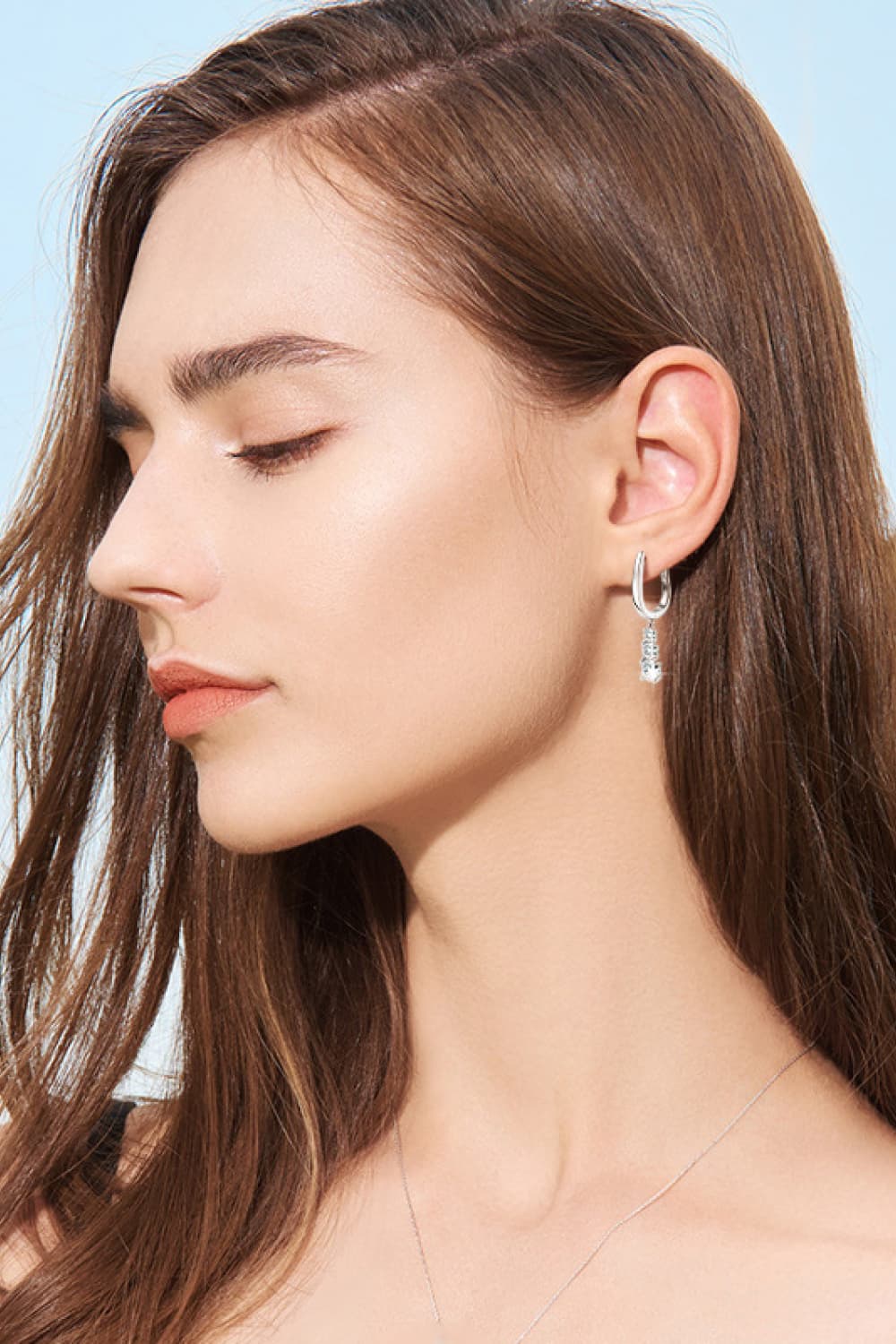 1.8 Carat Moissanite 925 Sterling Silver Drop Earrings - KRE Prime Deals