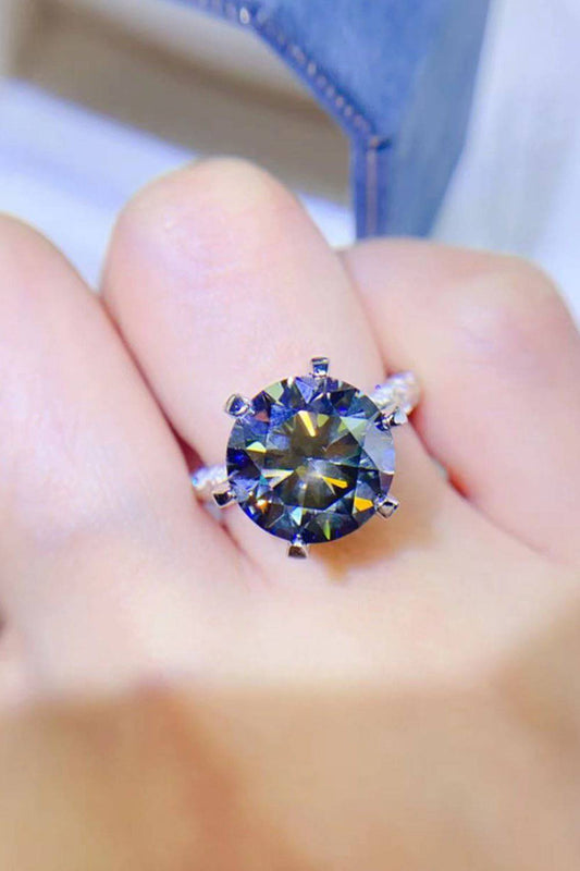5 Carat Moissanite 925 Sterling Silver Ring - KRE Prime Deals