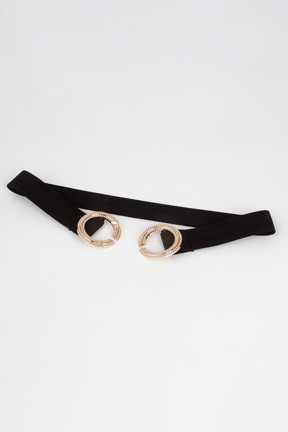 Double Hoop Buckle Elastic Belt - KRE Prime Deals