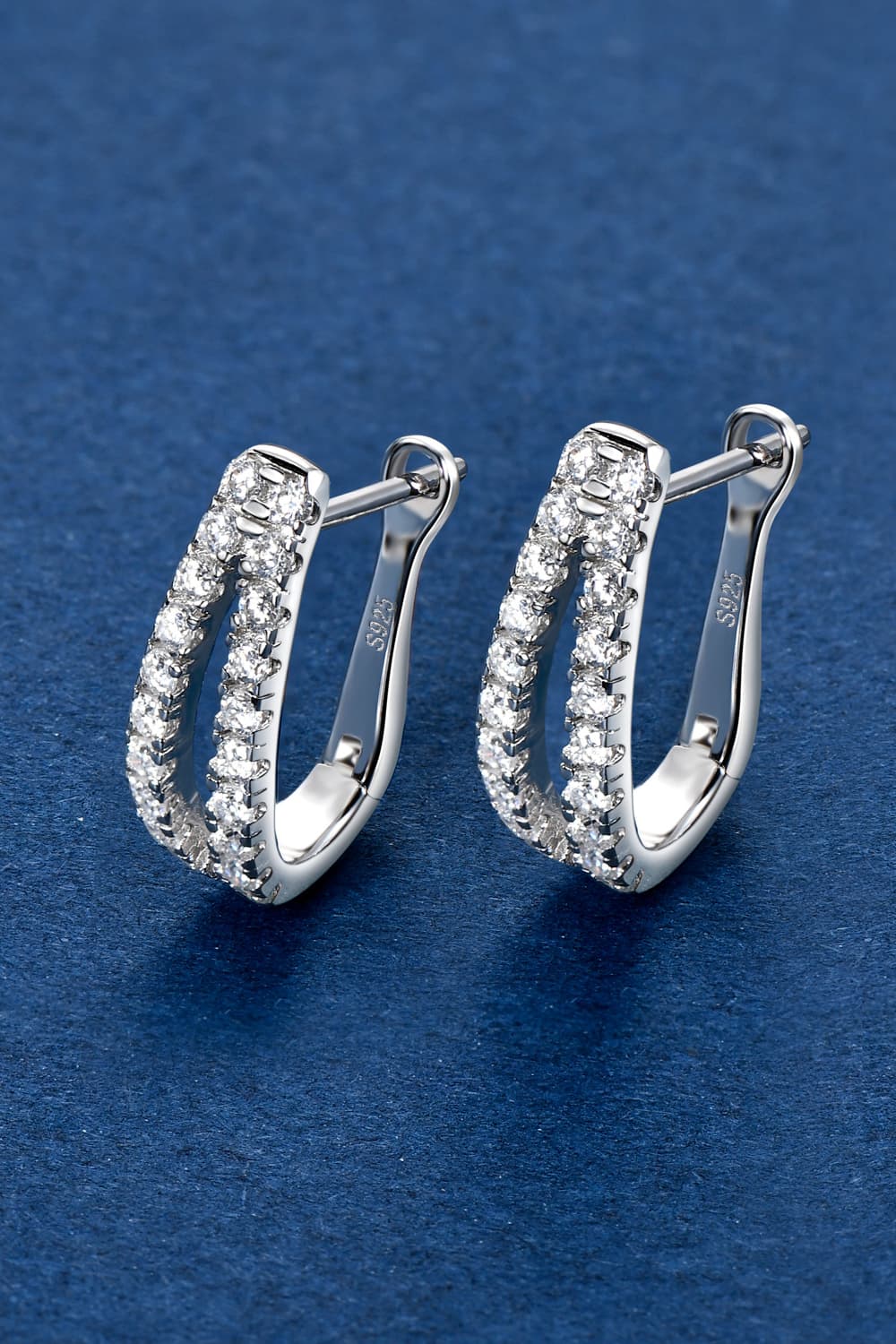 Moissanite 925 Sterling Silver Earrings - KRE Prime Deals
