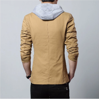 KRE PRIME Men's Street Style Hooded Blazer - KRE Prime