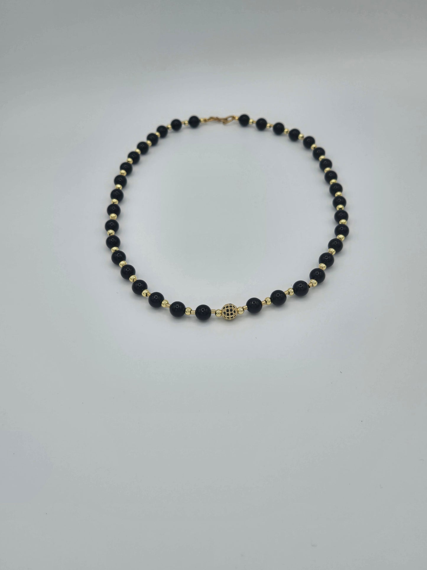 KRE PRIME Women 8" Midnight Gleam Bead Necklace - KRE PRIME ®