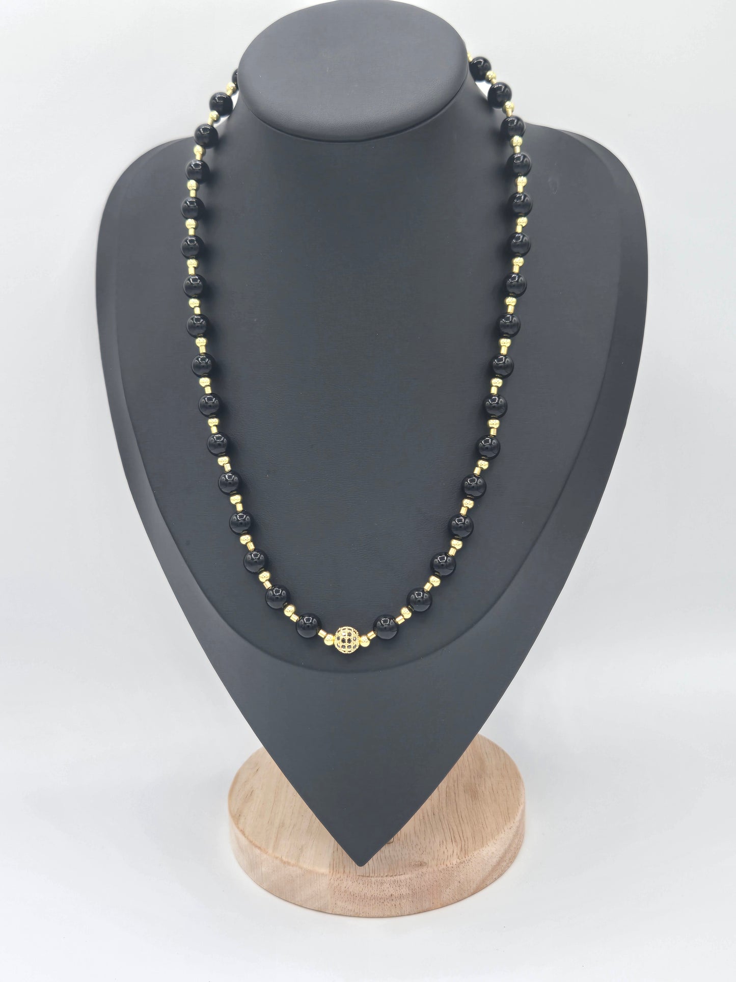 KRE PRIME Women 8" Midnight Gleam Bead Necklace - KRE PRIME ®