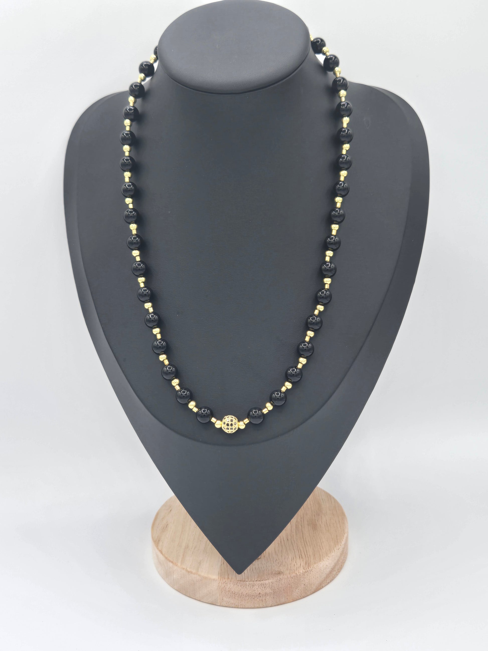 KRE PRIME Women 8" Midnight Gleam Bead Necklace - KRE PRIME ®