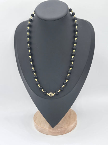 KRE PRIME Women 8" Midnight Gleam Bead Necklace - KRE PRIME ®