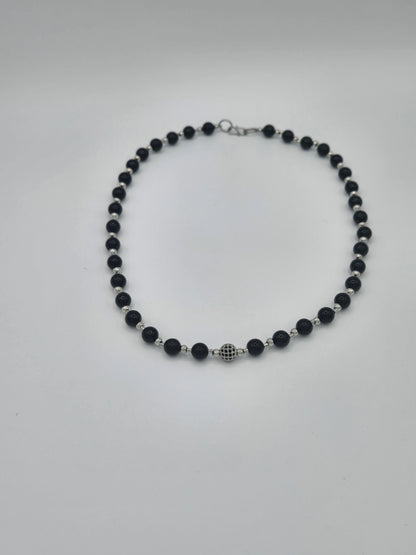 KRE PRIME Women 8" Midnight Gleam Bead Necklace - KRE PRIME ®