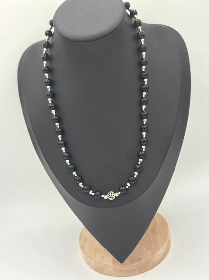 KRE PRIME Women 8" Midnight Gleam Bead Necklace - KRE PRIME ®