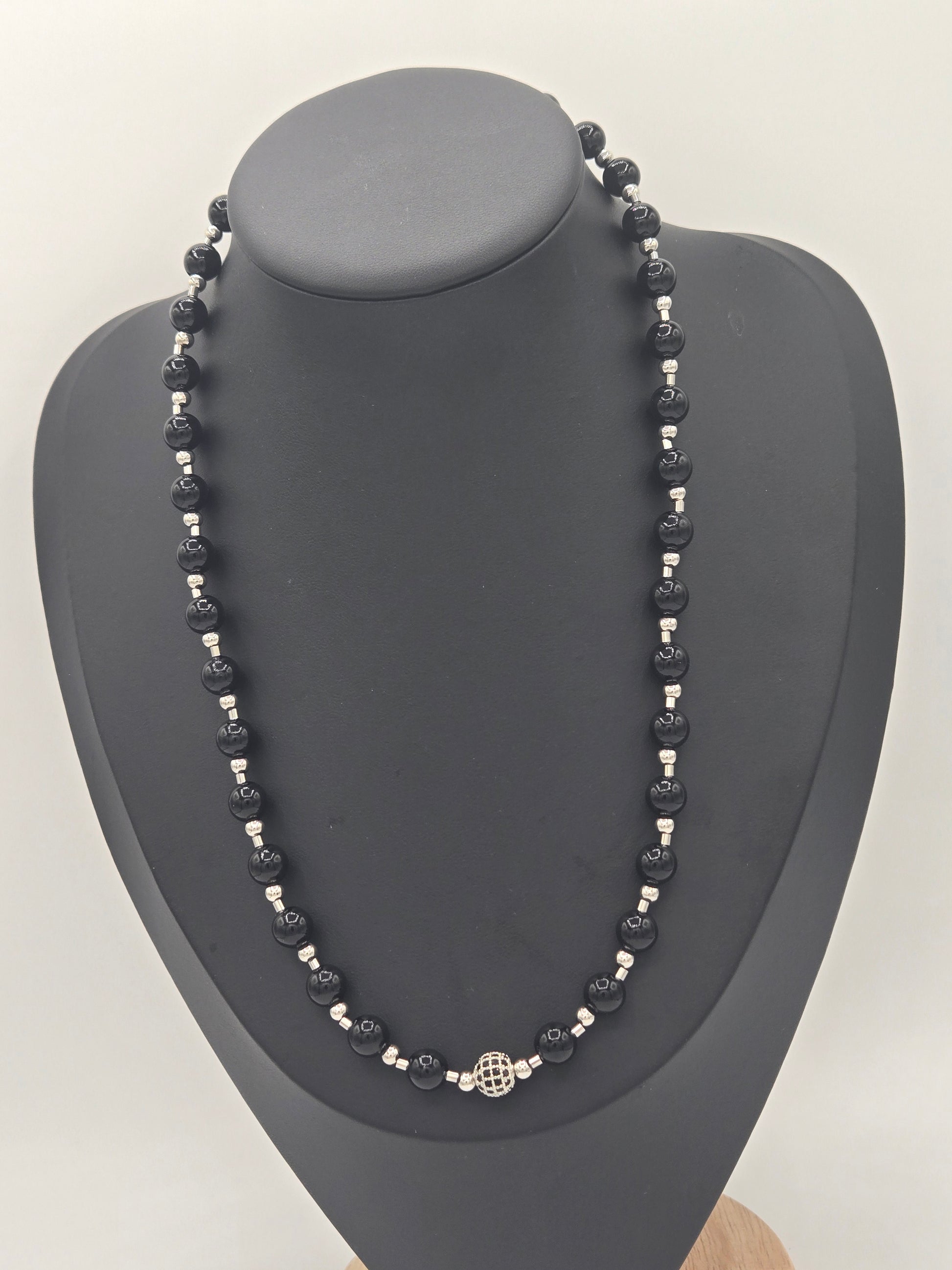 KRE PRIME Women 8" Midnight Gleam Bead Necklace - KRE PRIME ®