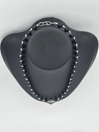 KRE PRIME Women 8" Midnight Gleam Bead Necklace - KRE PRIME ®