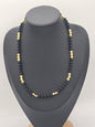 KRE PRIME 18K Gold Plated Black Beads Opulence Necklace - KRE PRIME ®