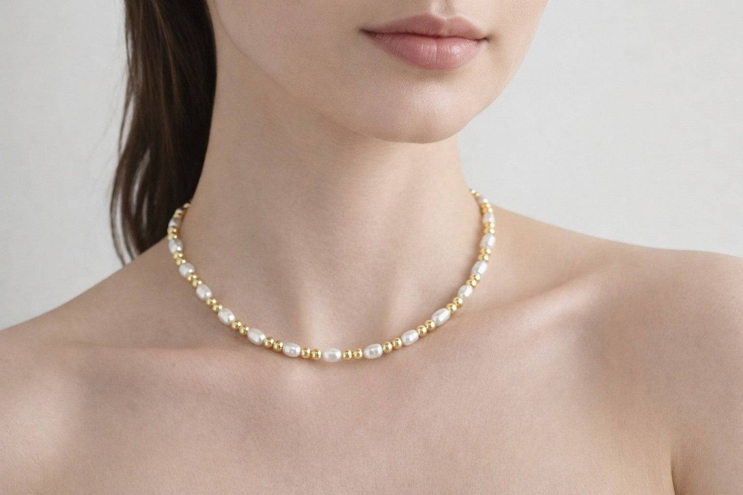 KRE PRIME Women Exquisite Natural Freshwater Pearl Necklace - KRE Prime