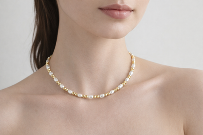 KRE PRIME Women Exquisite Natural Freshwater Pearl Necklace - KRE Prime