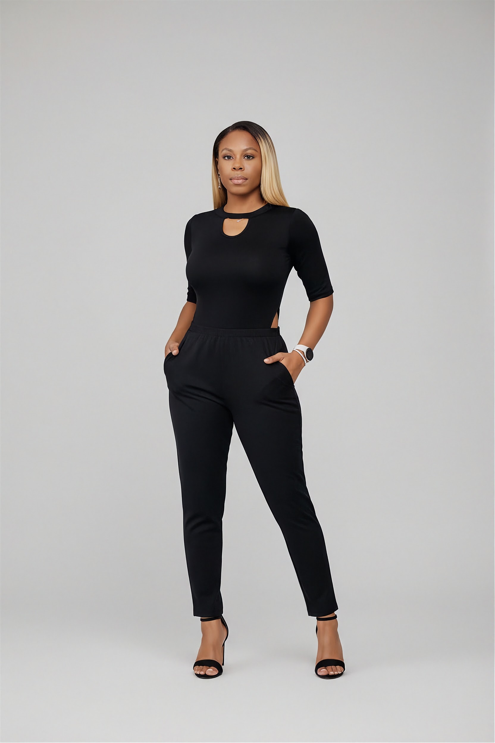 KRE Prime Women's Dual-Top Convertible Jumpsuit — detail view