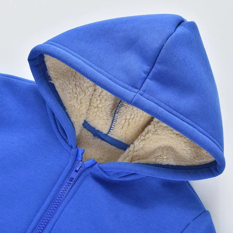 KRE Prime Unisex Winter Fleece Hoodies for Boys Girls Sweatshirt Casual Thicken Warm - KRE PRIME ®