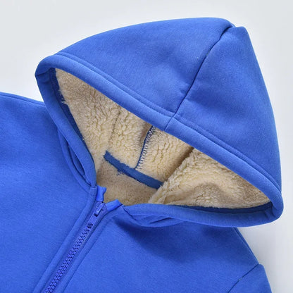 KRE Prime Unisex Winter Fleece Hoodies for Boys Girls Sweatshirt Casual Thicken Warm - KRE PRIME ®