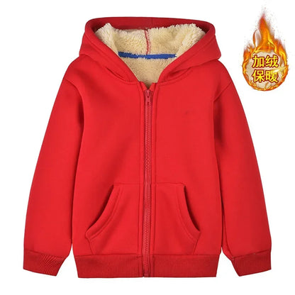 KRE Prime Unisex Winter Fleece Hoodies for Boys Girls Sweatshirt Casual Thicken Warm - KRE PRIME ®