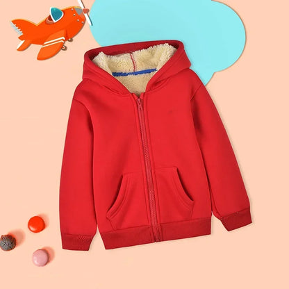KRE Prime Unisex Winter Fleece Hoodies for Boys Girls Sweatshirt Casual Thicken Warm - KRE PRIME ®