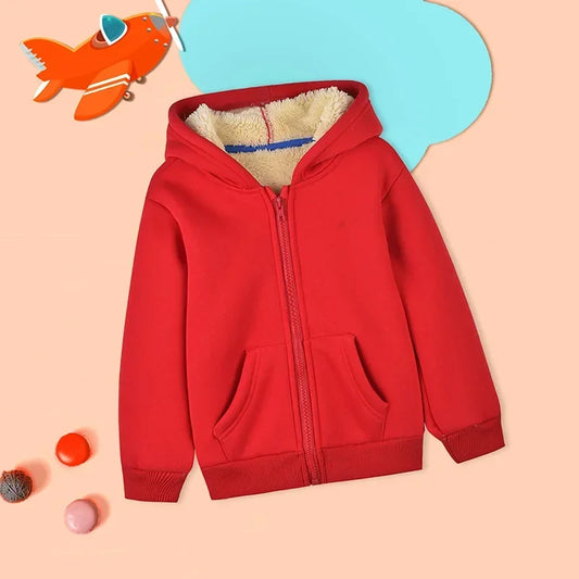KRE Prime Unisex Winter Fleece Hoodies for Boys Girls Sweatshirt Casual Thicken Warm - KRE PRIME ®