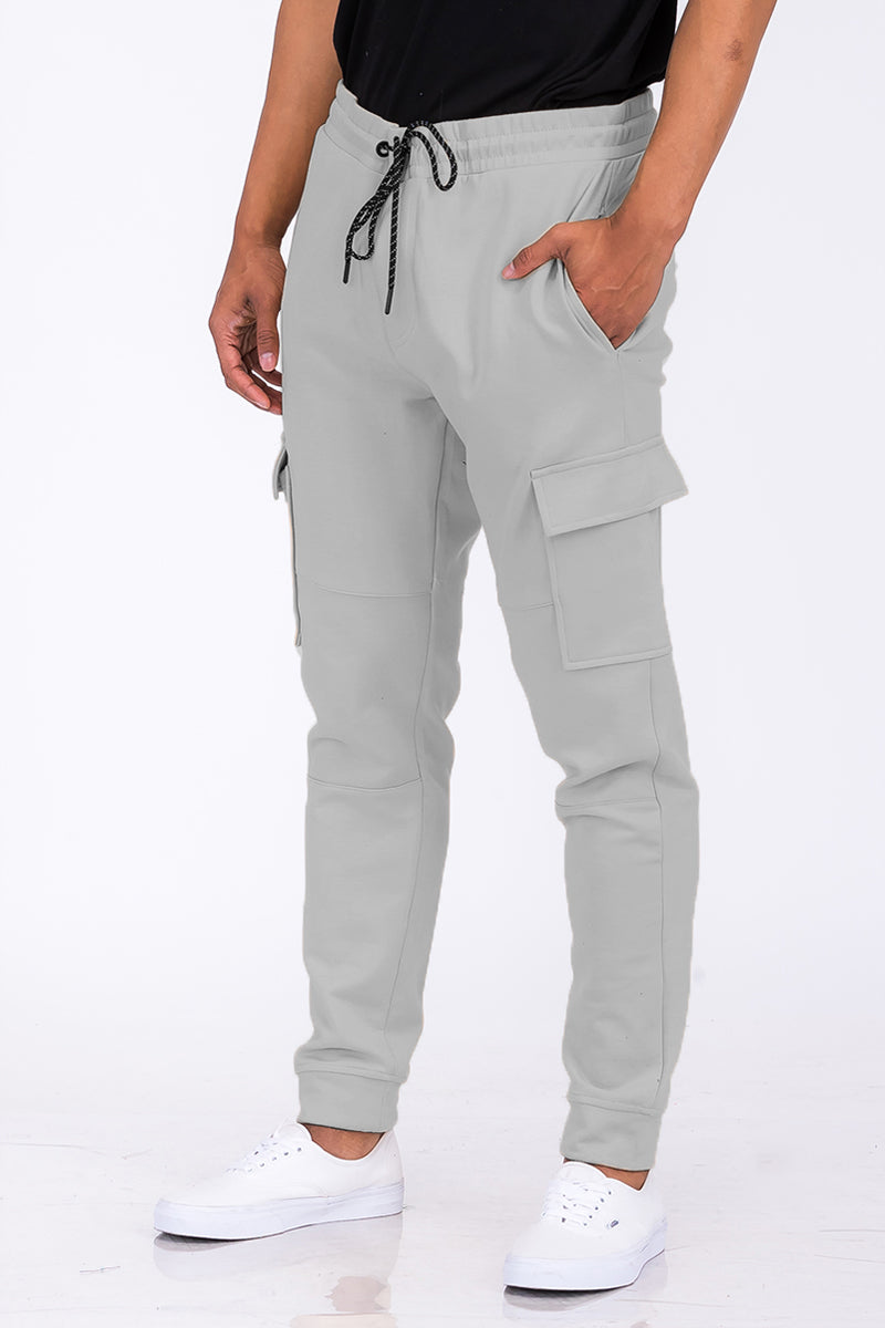 KRE PRIME Men Cotton Blend Cargo Joggers - KRE Prime