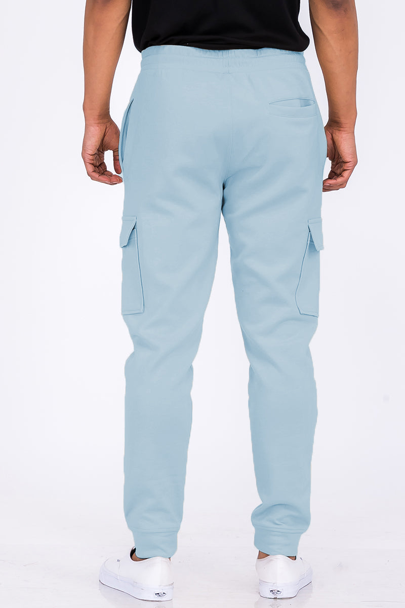 KRE PRIME Men Cotton Blend Cargo Joggers - KRE Prime