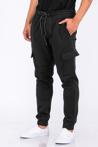 KRE PRIME Men Cotton Blend Cargo Joggers - KRE Prime