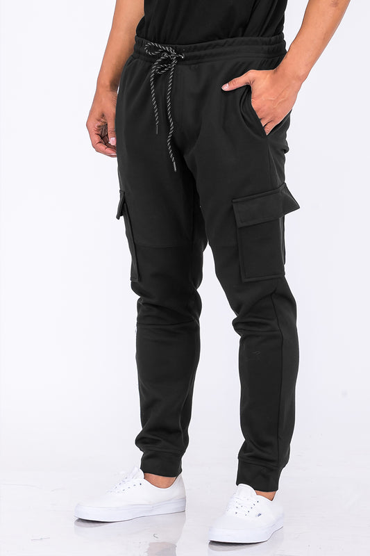 KRE PRIME Men Cotton Blend Cargo Joggers - KRE Prime