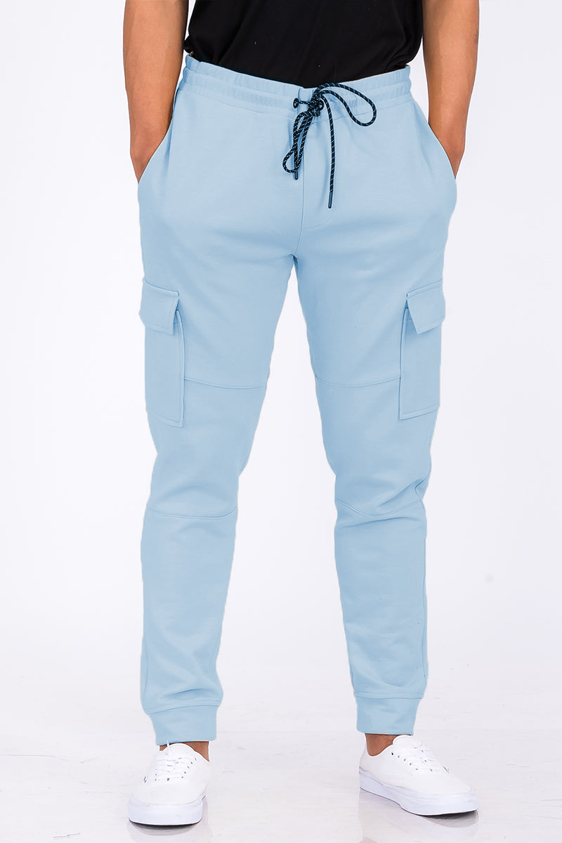 KRE PRIME Men Cotton Blend Cargo Joggers - KRE Prime