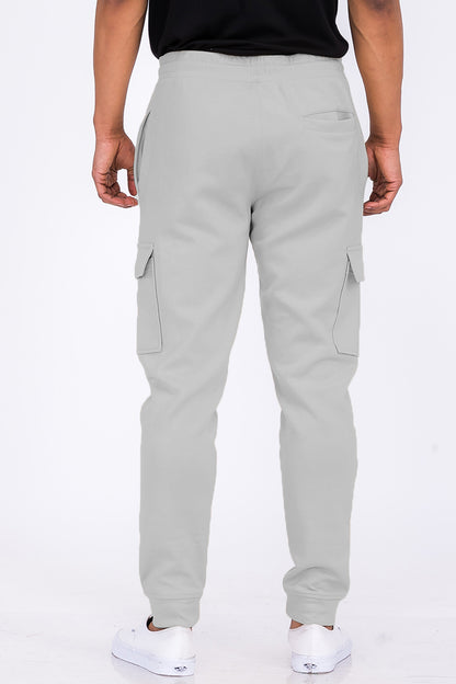 KRE PRIME Men Cotton Blend Cargo Joggers - KRE Prime