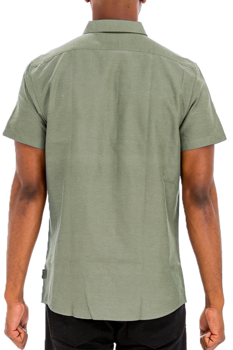 SIGNATURE SHORT SLEEVE BUTTON DOWN SHIRT - KRE Prime Deals