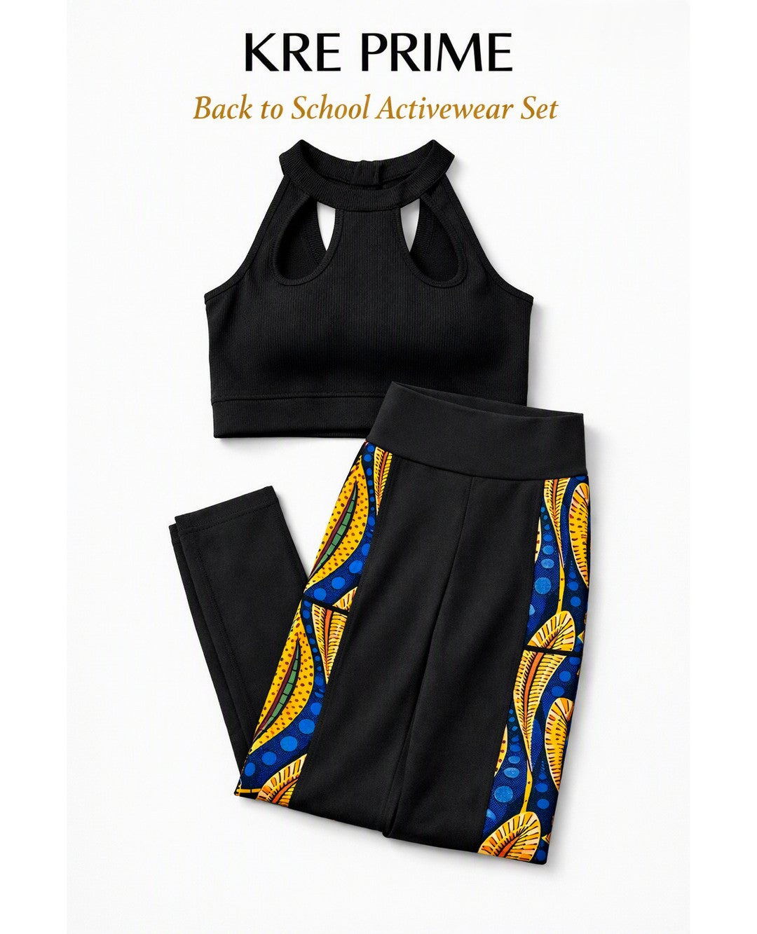 KRE PRIME Back to School Activewear Set, Leggings/Top - KRE Prime