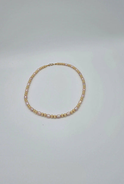 KRE PRIME Women’s freshwater pearl necklace with exquisite natural pearls, elegant jewelry for women.