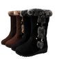 KRE Prime Winter Women Boots Casual Warm Fur Mid-Calf Boots shoes Slip-On - KRE PRIME ®