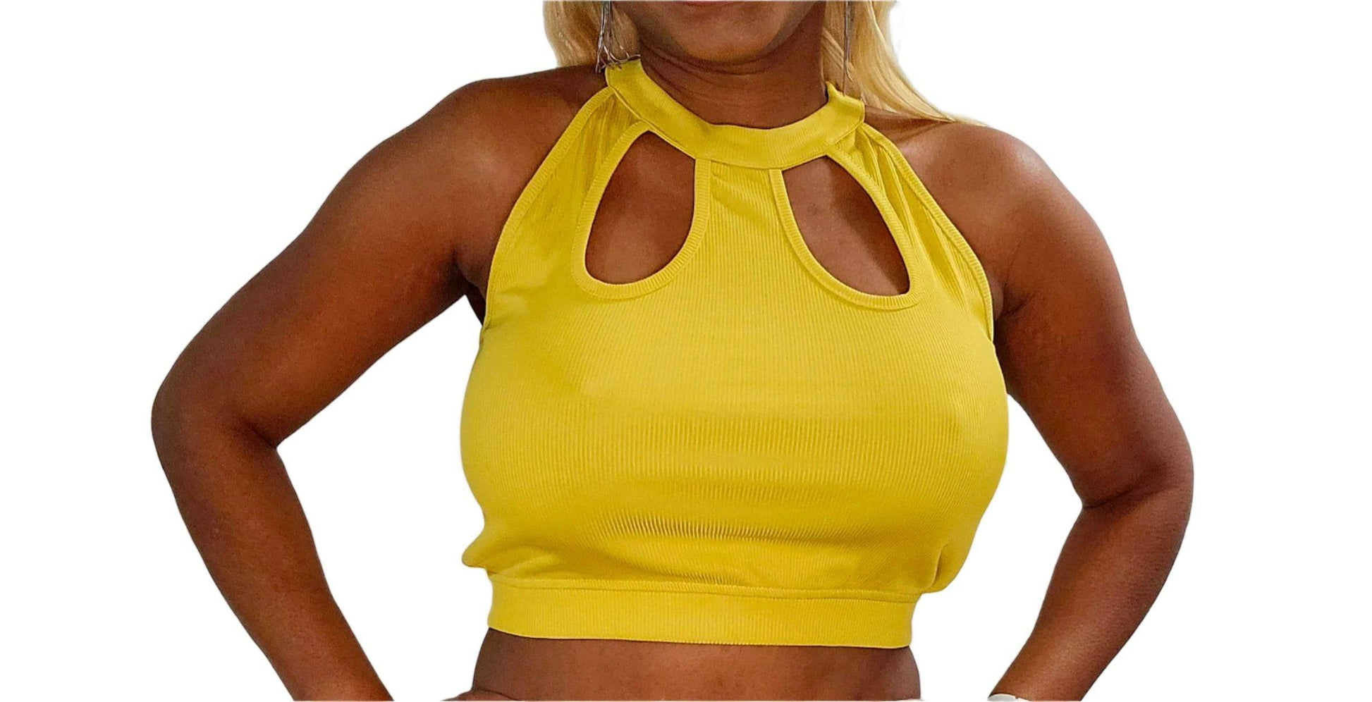 KRE PRIME women's ribbed crop top featuring a sophisticated design, fitted style, and comfortable fabric for casual or stylish wear.