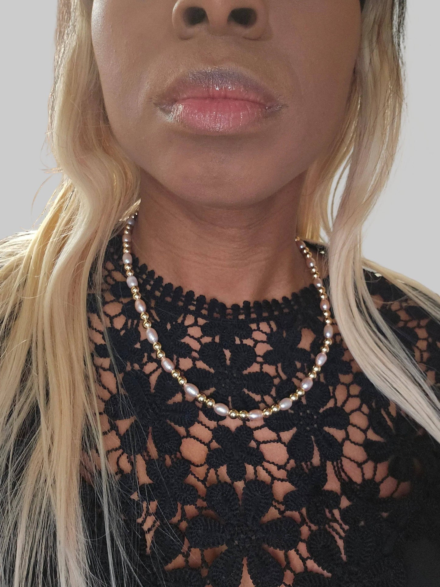 KRE PRIME Women Exquisite Natural Freshwater Pearl Necklace - KRE Prime