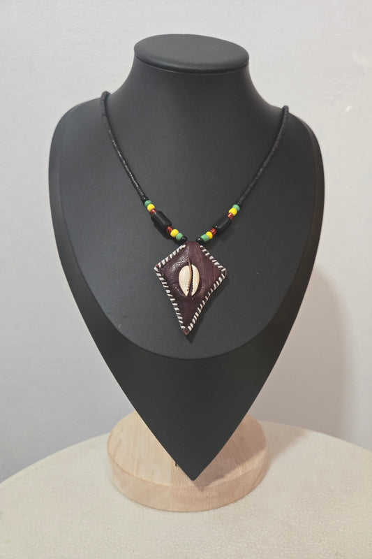 KRE Prime Unisex Handcrafted West African Cowry Shell Pendant Necklace - KRE PRIME ®
