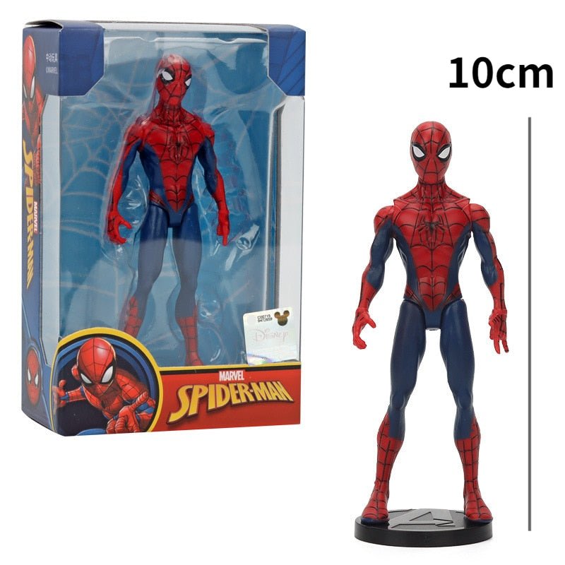 17Cm Marvel Spiderman Hulk Ironman Anime Action Figure Toy Gift Pvc Movable Joints Luminous Doll Collection Model Toys - KRE Prime Deals