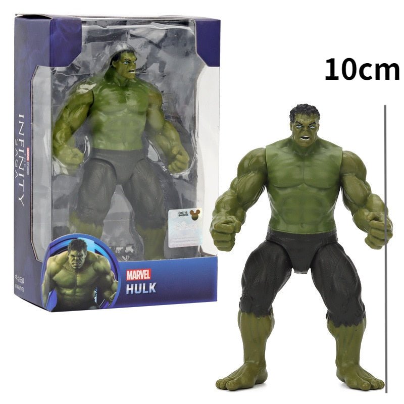17Cm Marvel Spiderman Hulk Ironman Anime Action Figure Toy Gift Pvc Movable Joints Luminous Doll Collection Model Toys - KRE Prime Deals