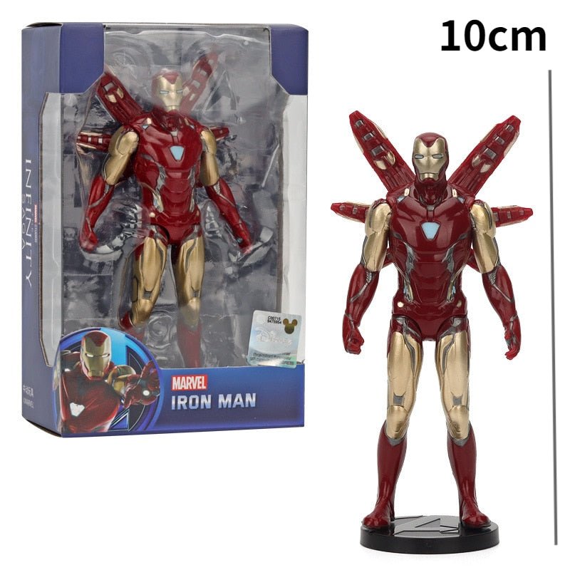 17Cm Marvel Spiderman Hulk Ironman Anime Action Figure Toy Gift Pvc Movable Joints Luminous Doll Collection Model Toys - KRE Prime Deals