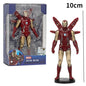 17Cm Marvel Spiderman Hulk Ironman Anime Action Figure Toy Gift Pvc Movable Joints Luminous Doll Collection Model Toys - KRE Prime Deals
