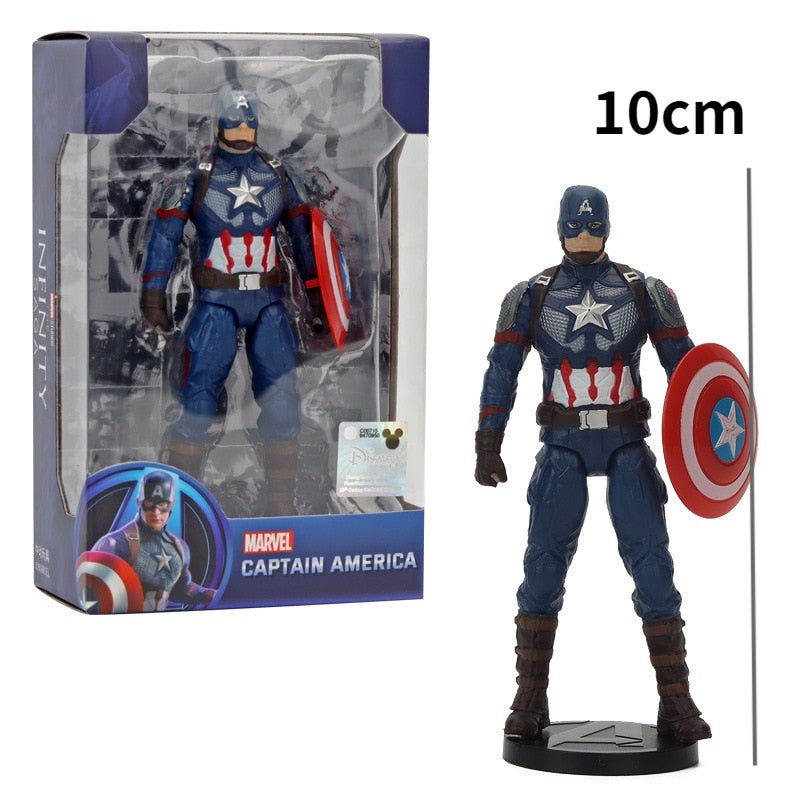17Cm Marvel Spiderman Hulk Ironman Anime Action Figure Toy Gift Pvc Movable Joints Luminous Doll Collection Model Toys - KRE Prime Deals