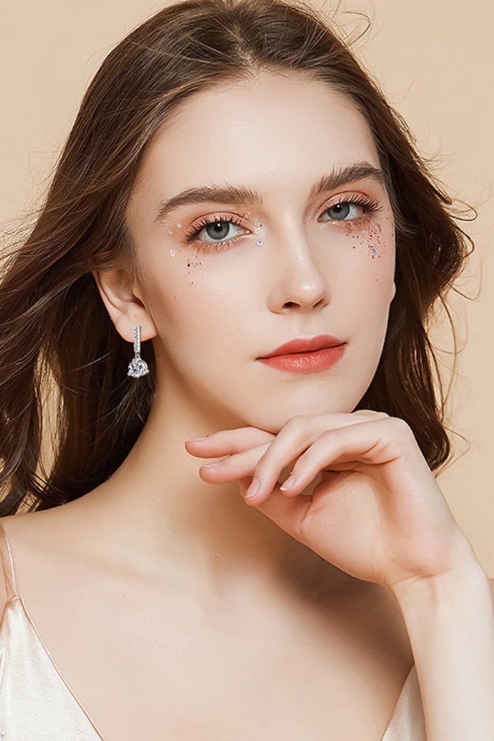 2 Carat Moissanite 925 Sterling Silver Drop Earrings - KRE Prime Deals