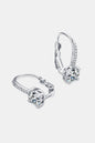 2 Carat Moissanite 925 Sterling Silver Earrings - KRE Prime Deals