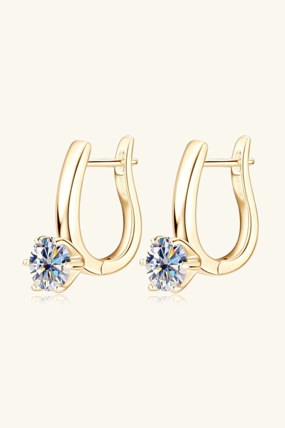 2 Carat Moissanite 925 Sterling Silver Earrings - KRE Prime Deals