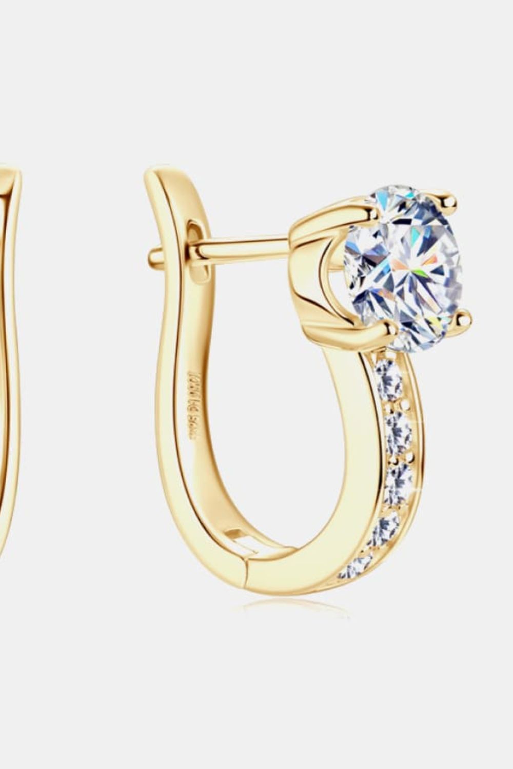 2 Carat Moissanite 925 Sterling Silver Earrings - KRE Prime Deals