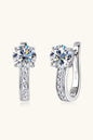 2 Carat Moissanite 925 Sterling Silver Earrings - KRE Prime Deals