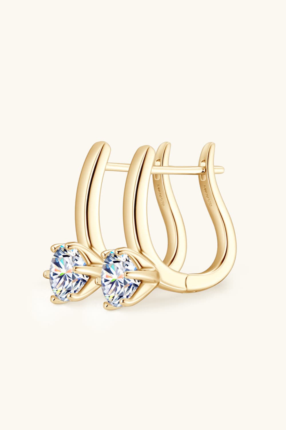 2 Carat Moissanite 925 Sterling Silver Earrings - KRE Prime Deals