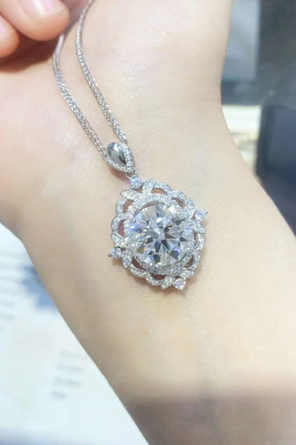 5 Carat Moissanite 925 Sterling Silver Necklace - KRE Prime Deals