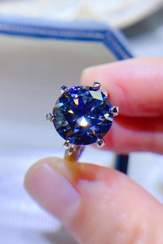 5 Carat Moissanite 925 Sterling Silver Ring - KRE Prime Deals